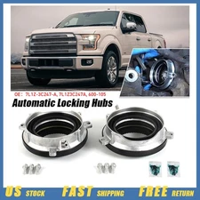 Pair 2 4WD Lock Hub Automatic For 2003-15 F150 Ford Truck Lincoln Navigator Mark