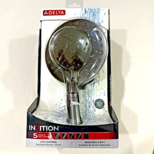 Delta 75588RB In2ition 1.75 GPM Dual Hand Held Rain Shower Heads 2-In-1 Combo