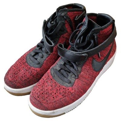 Nike Air Force 1 Flyknit Herren Sneaker low Rot Gr. 42 Sportschuhe