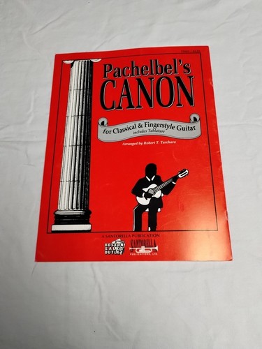 Pachelbel's Canon For Classical & Fingerstyle Guitar Song Sheet Music w/TABS - Picture 8 of 8