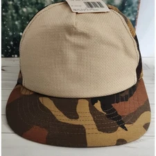 Crafter's Pride Cross Stitch Blank Camo Mesh Trucker Hat NWT