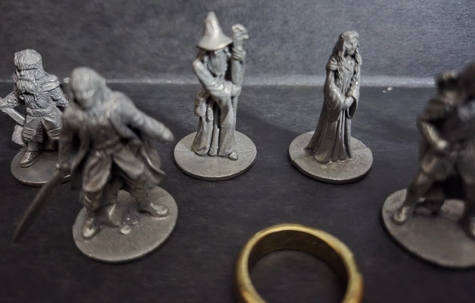 Lot of 6 Monopoly Lord of The Rings TRILOGY Edition Tokens & Ring, Parts Pieces - Image 4 of 4