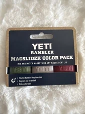 Yeti Rambler Magslider Color Pack Magnets (red, green & gray) 1