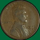 1926-S Lincoln Wheat Cent Fine F Coin #38204