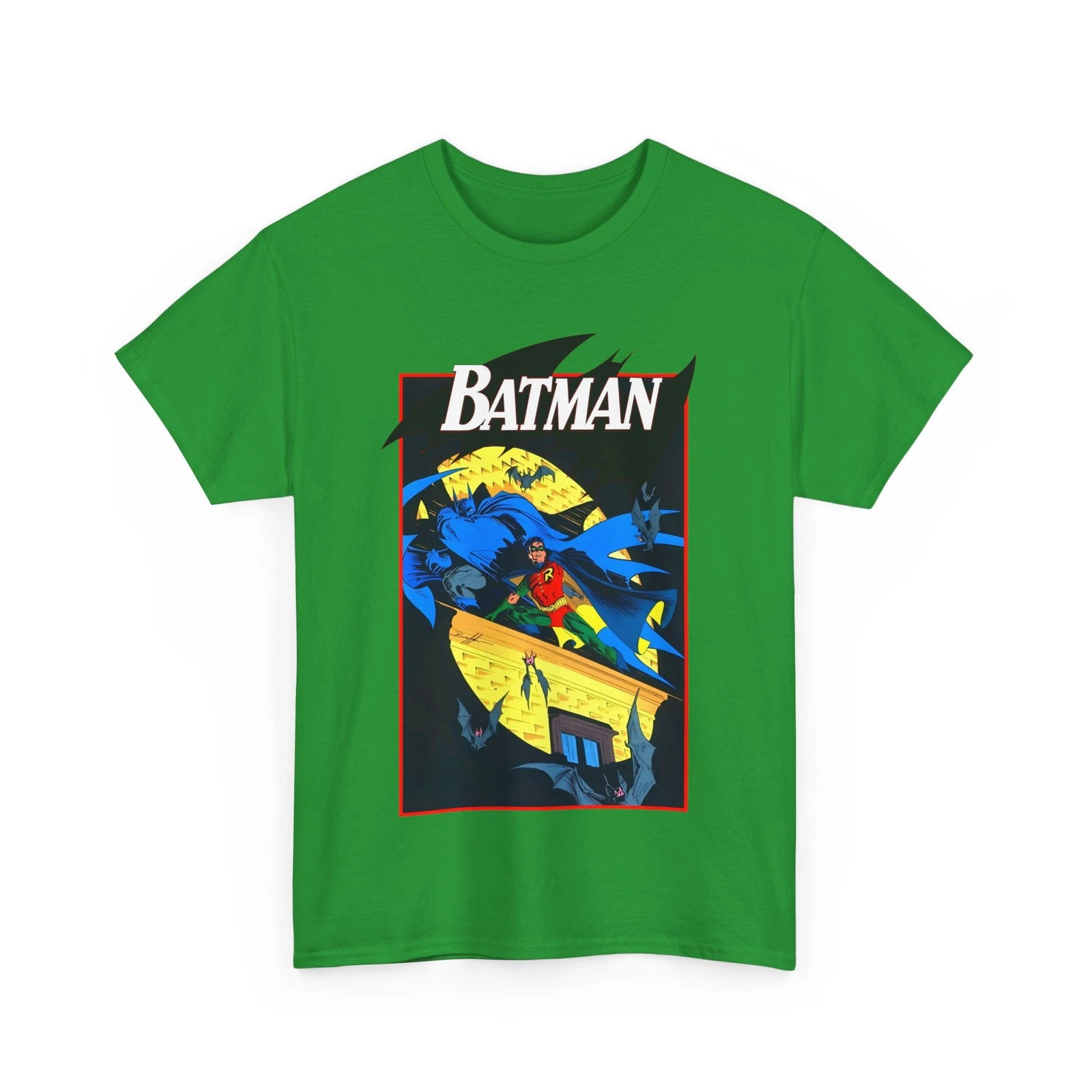 Batman & Robin T-Shirt - Norm Breyfogle Art - DC Comics - Dynamic Duo - Gotham