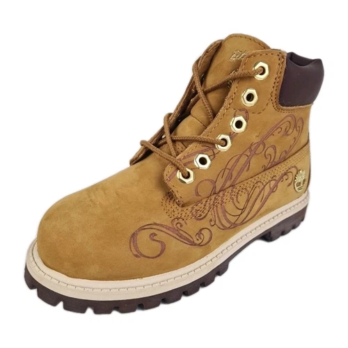 ? Timberland 6 In Tatuaggio Classico 20829 Grano Piccoli Bambini Pelle Outdoor TG 12