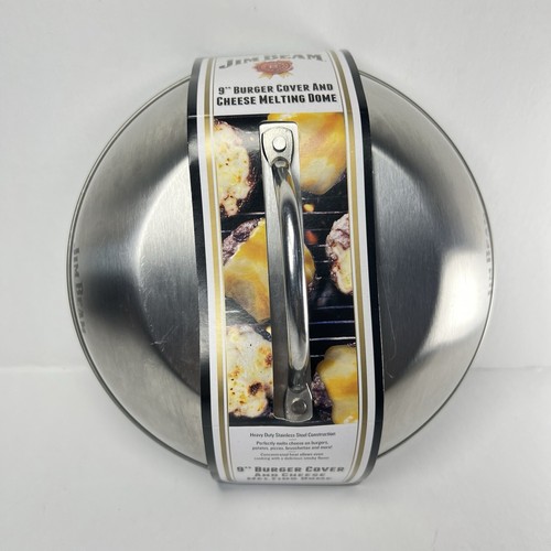 Jim Beam JB0181 9" Burger Cover and Cheese Melting Dome, Silver New - Picture 5 of 7