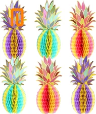 KatchOn Huge Pineapple Centerpiece for Tables - 12 Inch, Pack of 6 | Luau &... 