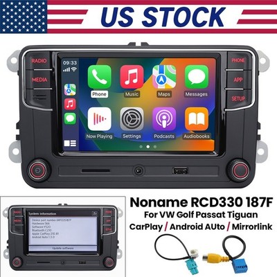 NONAME RCD330 Plus 187F Car Radio Stereo Carplay Android Auto For VW Golf Jetta