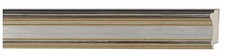 Picture Frame Moulding Wood 18Ft Bundle - Traditional Silver Finish - 2" Width