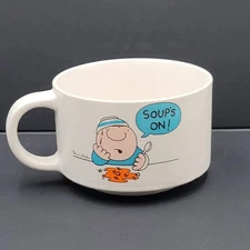 Vintage Ziggy Soup Mug Bowl Coffee Mug Tom Wilson SOUPS ON