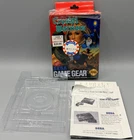 Crystal Warriors Sega Game Gear Box & Manual W/ Inserts Authentic