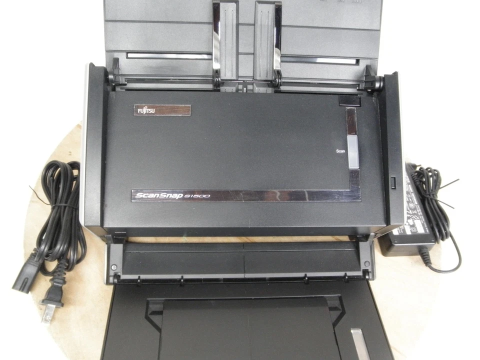 Fujitsu Scansnap S1500 Color Duplex Document Scanner PA03586-B005 w/ AC Adapter - Image 2 of 4