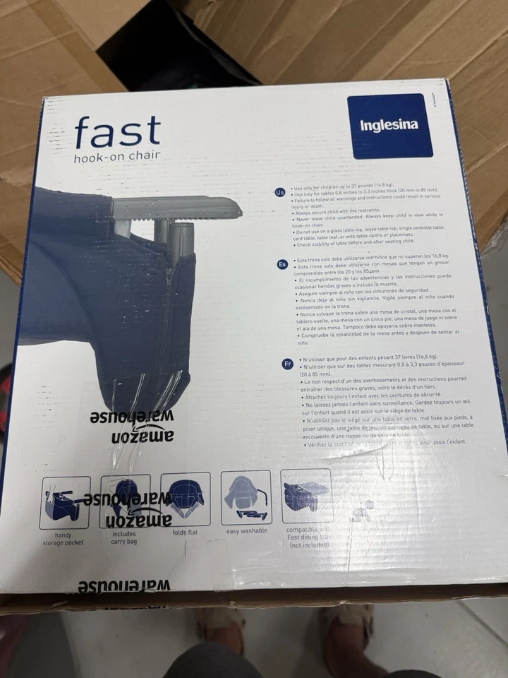 Cadeira de mesa Inglesina AY90F6BLKUS/D - Cinza - Imagem 4 de 4