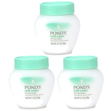  3 Pack NEW Pond's Cold Cream Cleanser, 3.50 Ounces