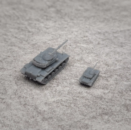 1/350/700 M60A1 Tank Resin Miniature Model - Picture 2 of 3