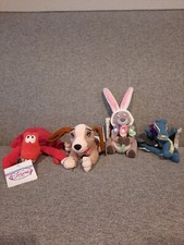 Vintage Disney Store 8   The Mini Bean Bag Plush Lot of 4 Used w Tags