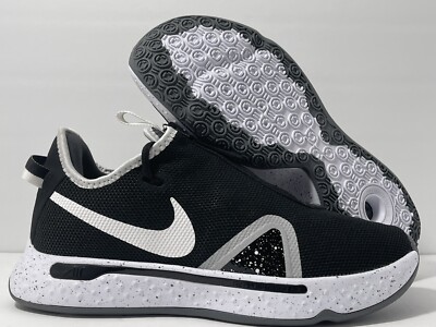 New Nike Men's PG 4 TB Promo Black White Basketball Shoes Men's Size 7.5-13 US