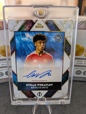 Topps Deco UCC 2024/25 Ethan Wheatley Manchester United Auto 48/49