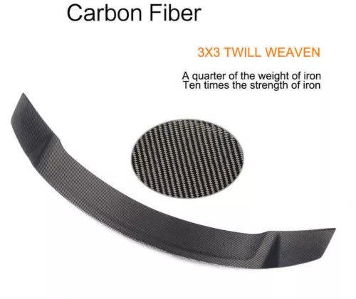 Alerón trasero de fibra de carbono para Benz W205 C200 C43 C63 2015-20 - Imagen 4 de 12