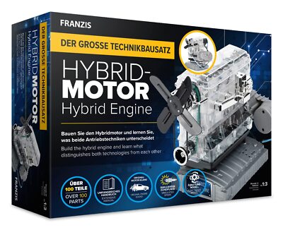 Franzis 67157 Engine Model, Transparent, Multi-Coloured