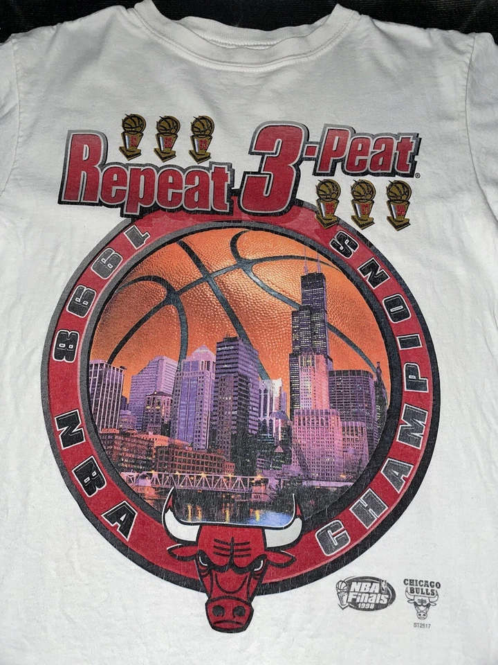 Camiseta De Colección 1998 Chicago Bulls 3 Turba Starter Championship Grande 14/16 Juvenil Foto 3 de 4