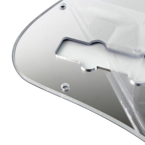 Nuovo Pickguard JAZZ BASS - Argento - Effetto Specchio - Acrilico - - Foto 5 di 5