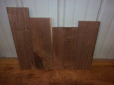 4 PC WALNUT LUMBER WOOD KILN DRIED BOARDS LOT 1258R FLAT