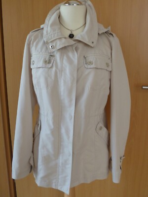 Jacke Damenjacke Leichte Jacke 38/40 Creme Helle Jacke Laura Kent 