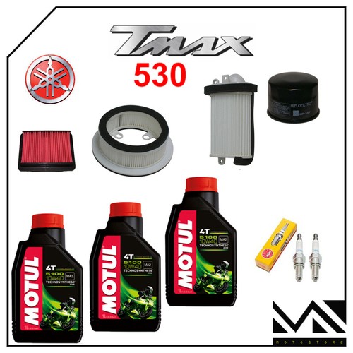 Kit Tagliando Yamaha T-Max 500 2008-2011 - Olio 5100 10w40, Filtri E Candele NGK - Foto 9