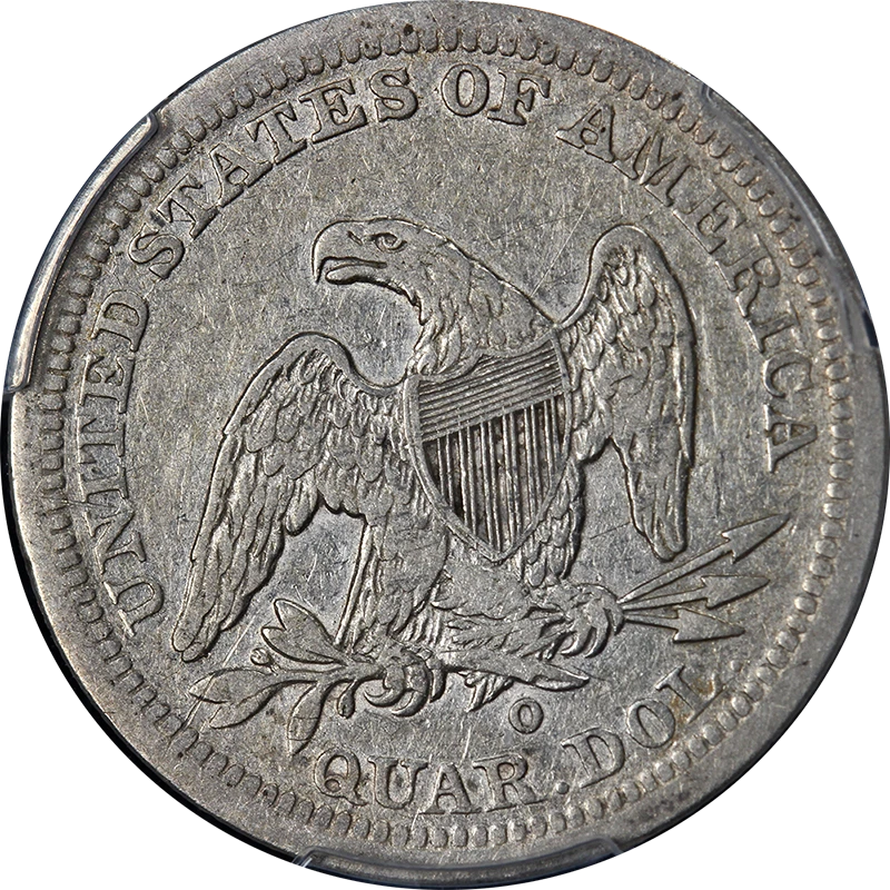 1843-O Seated Liberty Quarter PCGS VF30 Great Eye Appeal Nice Strike - Image 2 of 4