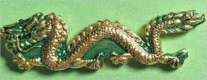 Chinese Year of the Dragon , Lapel Pin