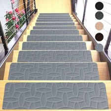 Self-adhesive Stair Tread Carpet Mat Non-Slip Protection Cover Pads  Home Decor