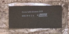 Round Edge Slip Sharpening Stone, India CS34, Coarse  4 1/2 x 1 3/4 x 3/8 x 1/8
