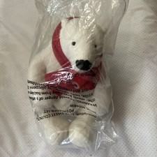 Caca Cola Polar Bear 9”plush 2013”