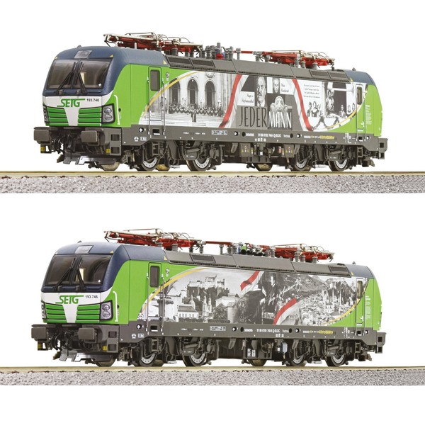 Roco 71997 E-Lok Vectron Br 193 746-5 Setg Ep Vi Analog Neu Ovp 1:87-image