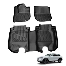 Car Floor Mats for 2016-2022 Honda HR-V All-Weather TPE Rubber Liners