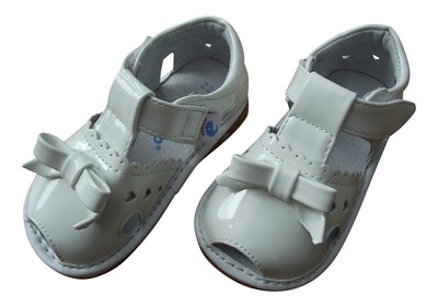 infant white patent leather shoes