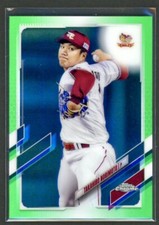 TAKAHIRO NORIMOTO 2021 Topps Chrome NPB Golden Eagles SP Green Refractor /99
