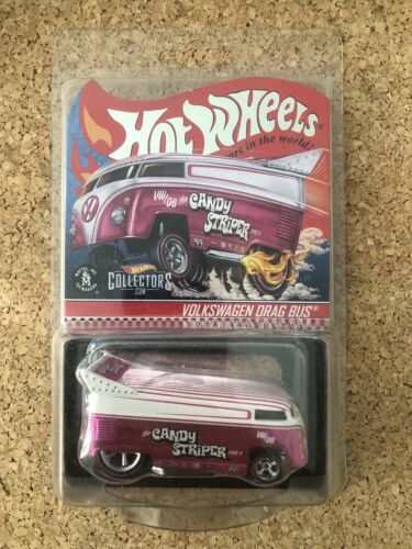 Hot Wheels RLC Candy Striper Volkswagen Drag Bus  * Vein * Super Fast Ship * 23A - Picture 1 of 9