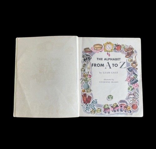 Vintage The Alphabet from A to Z with The Little Golden Library Back Cover Book - Picture 5 of 21
