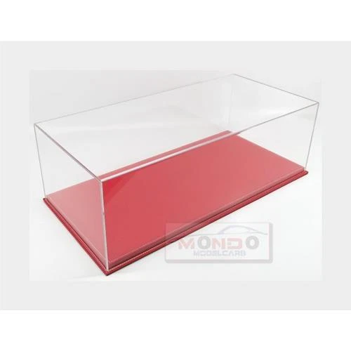 1:8 Atlantic Vetrina Display Box Molhouse Leather Base Red Plastic ATL10202 Mode - Immagine 2 di 2