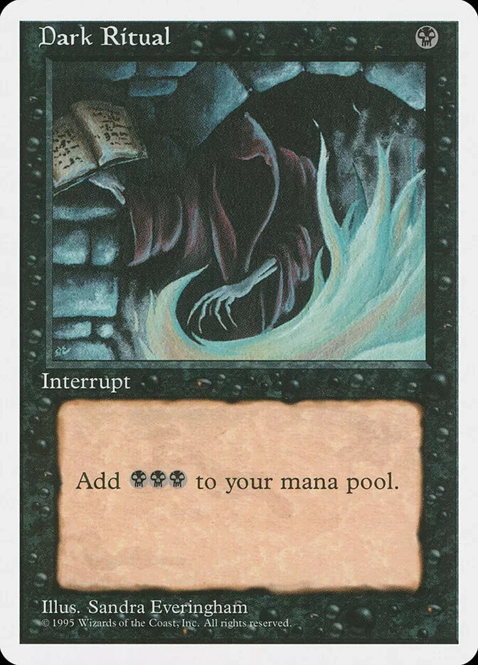 Dark Ritual - 4th Edition - Magic the Gathering MTG NM