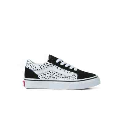 Vans Kids Old Skool Trainers Black White Dalmatian RRP £40 UK
