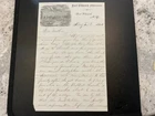 Civil War Era 5/28/63 Letter from Christian Student Fort Edward Institue to Ct.