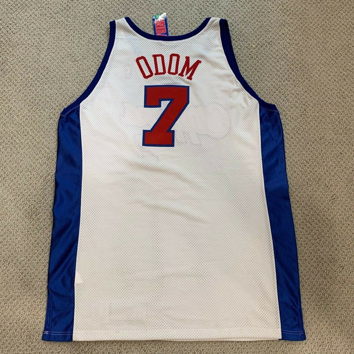 Lamar Odom Clippers Champion Pro Cut / Team Game Issued Home Lamar Odom Clippers Champion Pro Cut / Team Game Issued Home