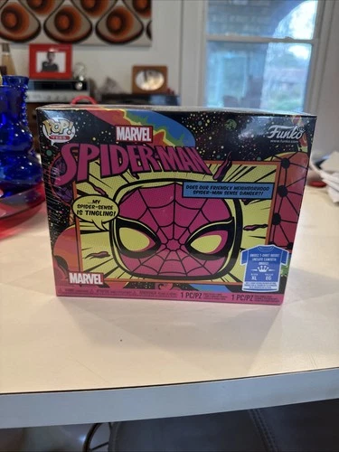 Funko Pop! Vinyl: Marvel Spider-Man (Black Light) Target (Exclusive) Sealed
