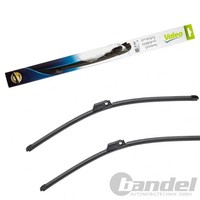 Valeo 2X Flachbalkenwischblatt Silencio Flat Blade Scheibenwischer SET | 577833