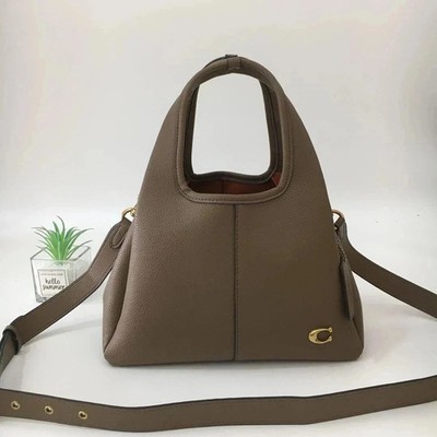 COACH CM545 LANA Polished pebble Leather 2way Shoulder Bag Outlet From Japan