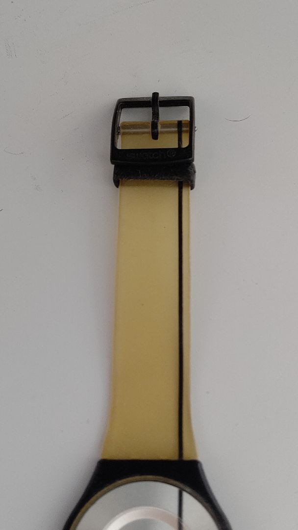 Swatch Analog Quartz Women 1996 Watch Skin Pure Line Vintage